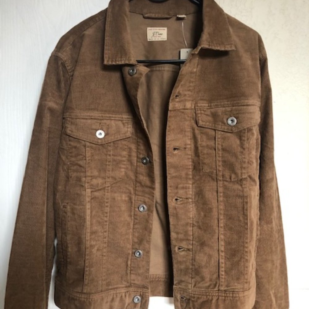 NWT J Crew Corduroy Trucker Jacket